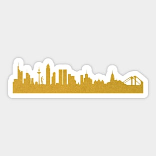 Golden Frankfurt Sticker